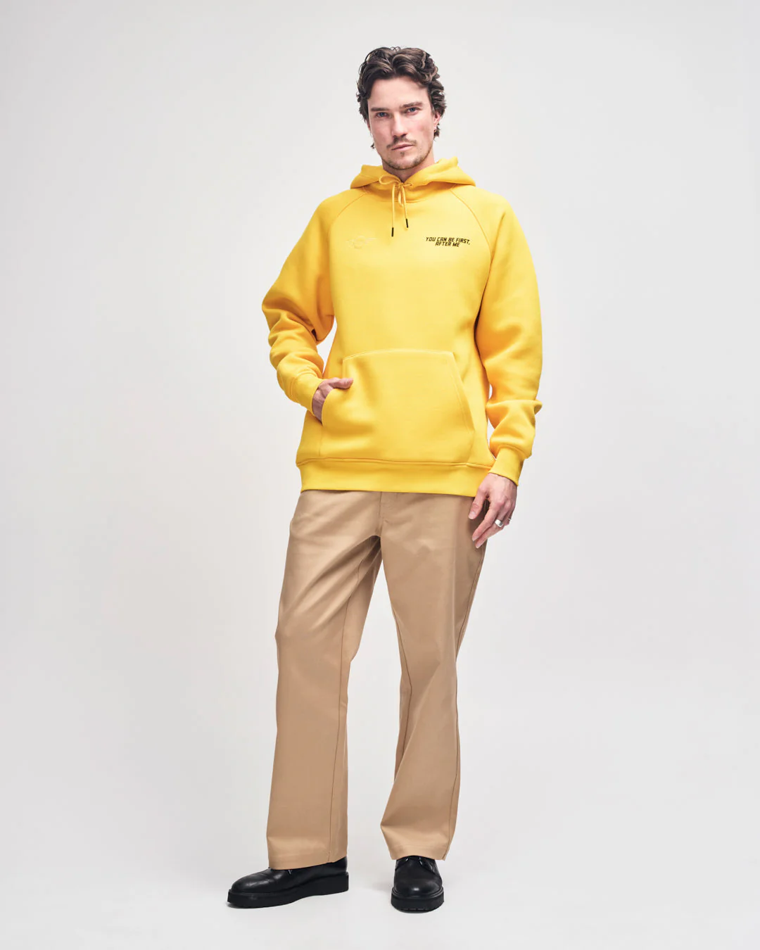 You Can Be First Hoodie - Spectra Yellow - Image 5